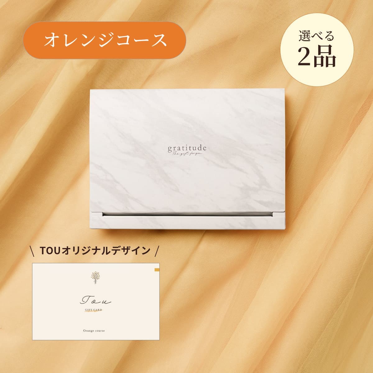 【BOX】2点 オレンジ CP9381【TOU限定デザイン】