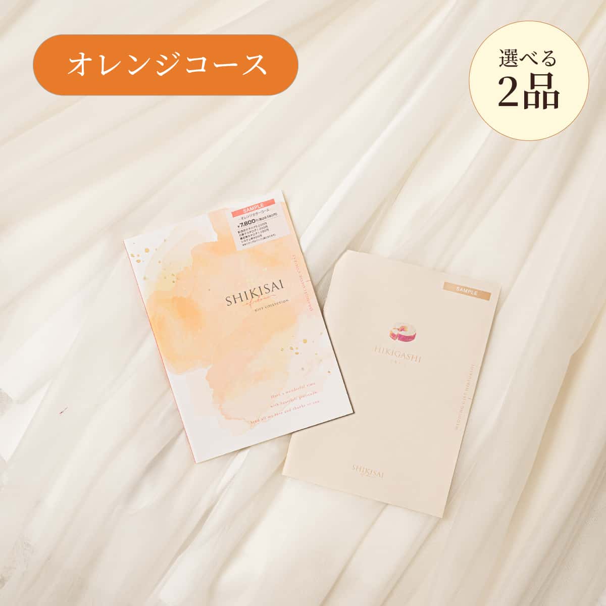 【冊子タイプ】2点 オレンジ CP0071