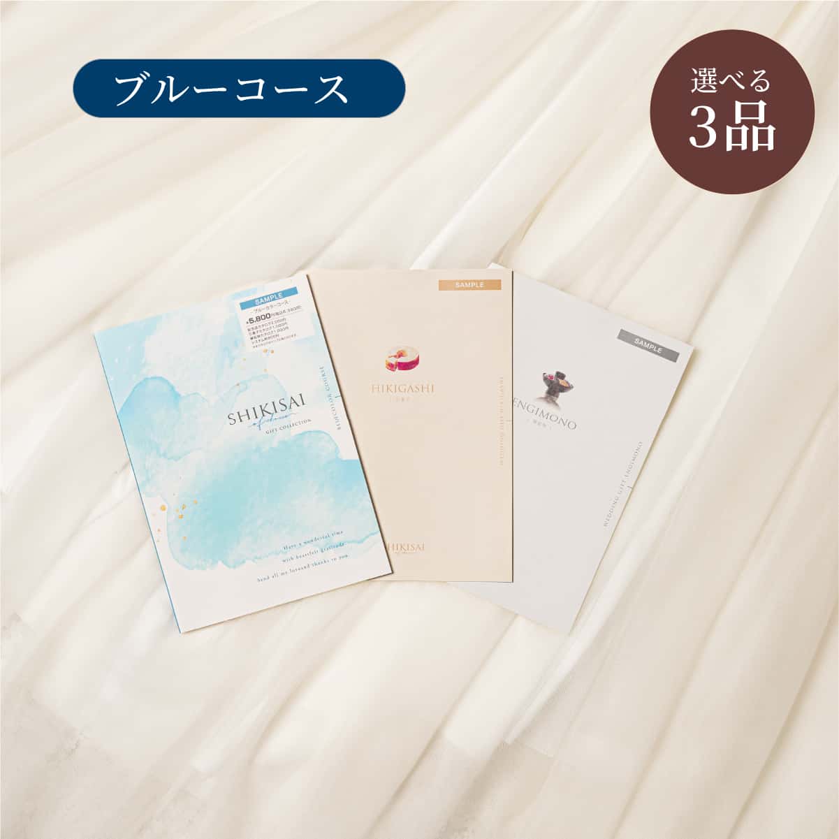 【冊子タイプ】3点ブルー CP0063