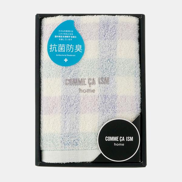 コムサイズム･ホームフェイスタオル(1P) パープル