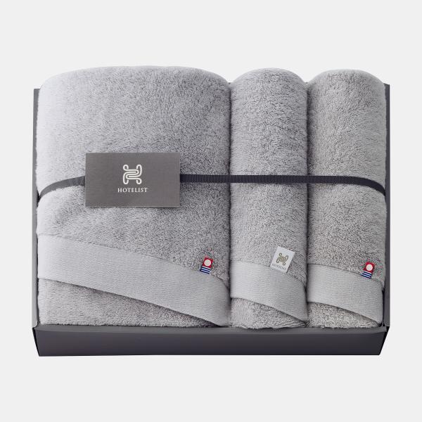 HOTELISTホテル仕様 タオルセット グレージュ