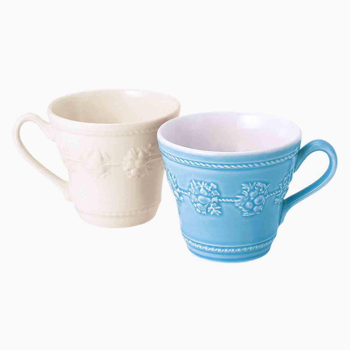 フェスティビティ アイボリー･ブルーマグ ペア
