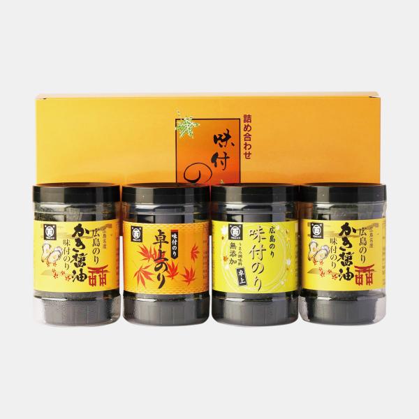 広島海苔 3種味海苔ｾｯﾄ4本詰/想 特集/海苔
