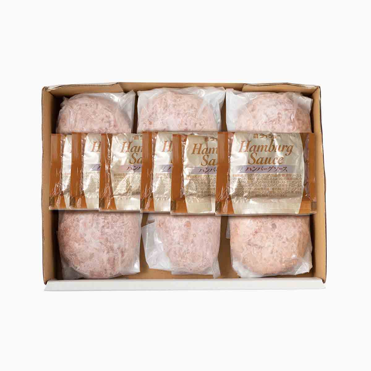 山口県産和牛と鹿野高原豚の合挽ハンバーグ