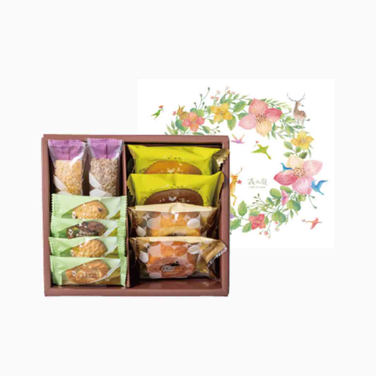 森の庭 森の焼き菓子フラワーリース(10個入)