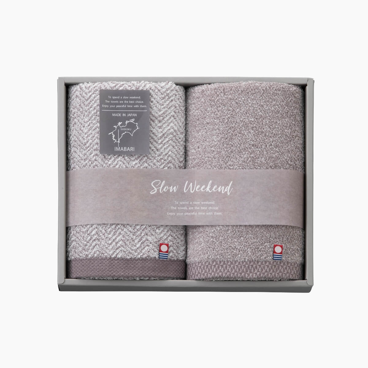 SLOW WEEKENDフェイスタオル(2P)