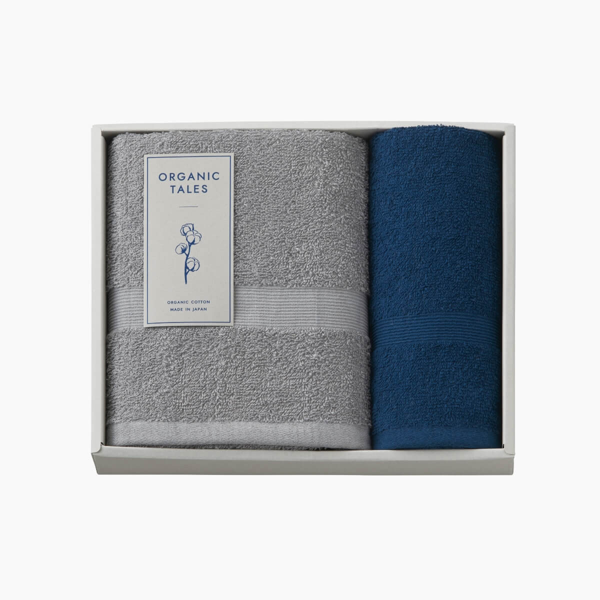 ORGANIC TALESタオルセット ブルー