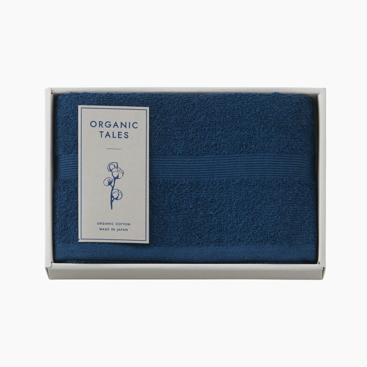 ORGANIC TALESフェイスタオル(1P) ブルー