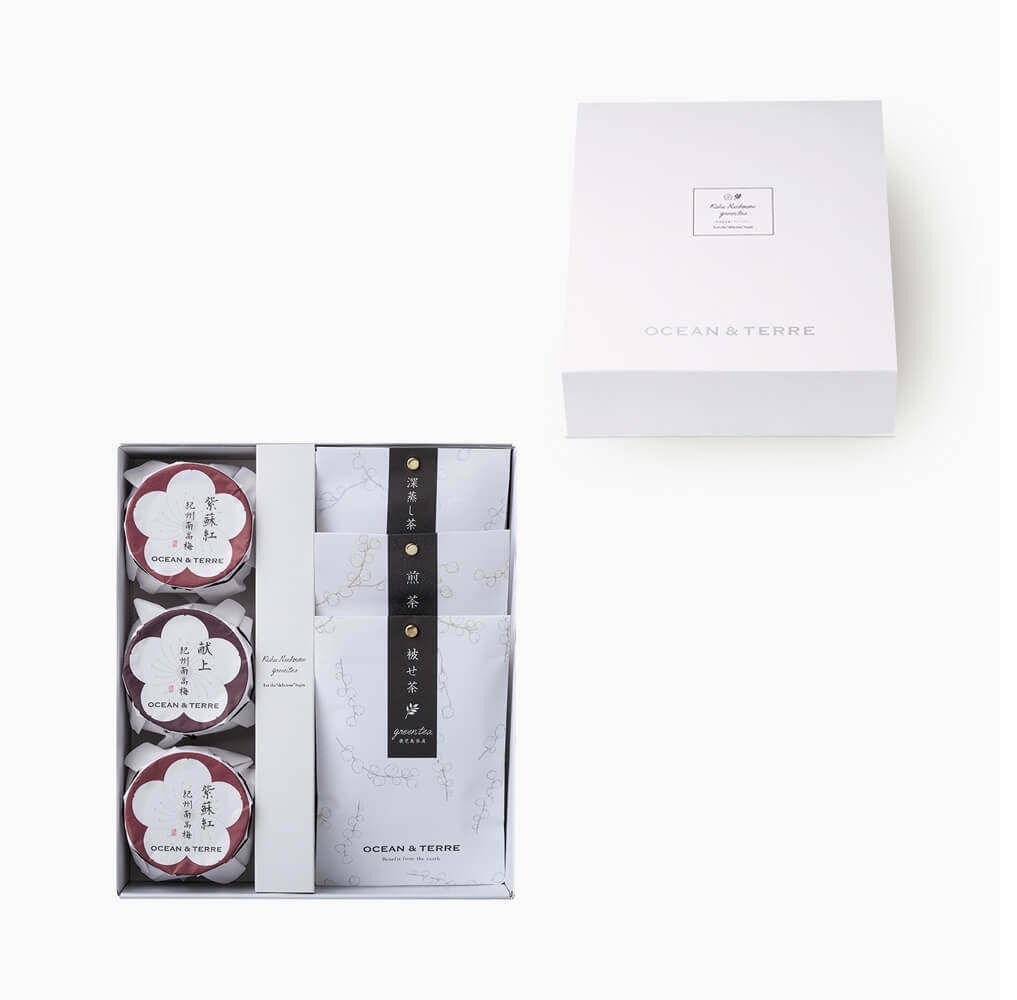 Premium 紀州南高梅&日本茶セットE