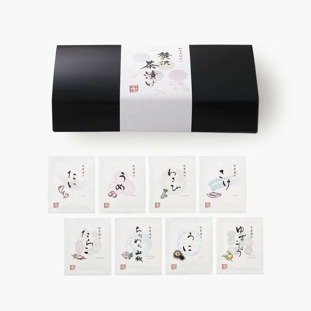 料亭の味わい贅沢茶漬け〈黒〉